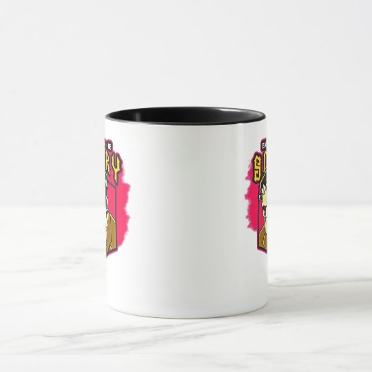 Eat Drink And Be Scary Frankenstein Halloween Crea Mok (Midden)