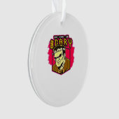Eat Drink And Be Scary Frankenstein Halloween Crea Ornament (voorkant)