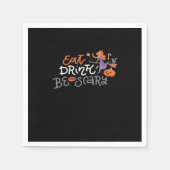 Eat Drink And Be Scary Funny Quote Modern Look Servet (Voorkant)