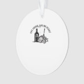 Eat Drink And Be Scary Funny Quote Ornament (voorkant)