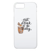 Eat Drink And Be Scary Funny Trendy Case-Mate iPhone Case (Achterkant)