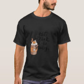 Eat Drink And Be Scary Funny Trendy T-shirt (Voorkant)
