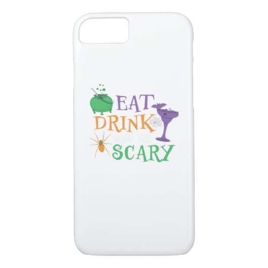 Eat Drink And Be Scary Halloween Case-Mate iPhone Case (Achterkant)