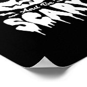 Eat Drink And Be Scary Halloween Retro Classic Poster (Hoek)