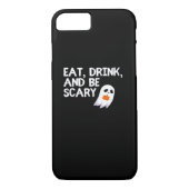 Eat Drink And Be Scary Halloween Spirit Modern Case-Mate iPhone Case (Achterkant)