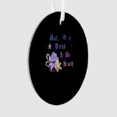 Eat Drink And Be Scary Hexmas Cool Unique Style Ornament (voorkant)