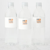 Eat Drink And Be Scary Minimal Clean Waterfles Etiket (Flessen)
