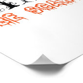 Eat Drink And Be Scary Minimal Quote Poster (Hoek)