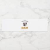 Eat Drink And Be Scary Reaper Minimal Clean Waterfles Etiket (Enkel label)