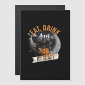 Eat Drink And Be Scary Retro Classic (Voorkant / Achterkant)