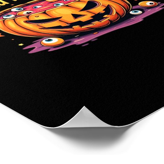 Eat, Drink, and Be Scary Scary Movie Night Hallowe Poster (Hoek)