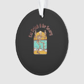 Eat Drink And Be Scary Simple Clean Ornament (voorkant)