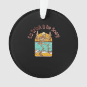 Eat Drink And Be Scary Simple Clean Ornament (voorkant)