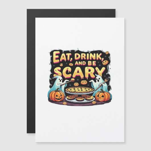 Eat Drink And Be Scary Spooky Bakery Halloween Coo (Voorkant / Achterkant)
