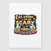 Eat Drink And Be Scary Spooky Bakery Halloween Coo (Voorkant)