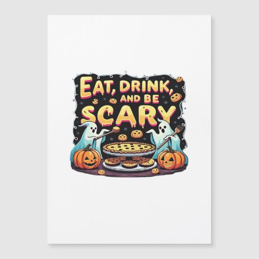 Eat Drink And Be Scary Spooky Bakery Halloween Coo (Voorkant)