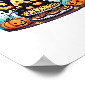 Eat Drink And Be Scary Spooky Bakery Halloween Coo Poster (Hoek)