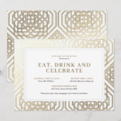 Eat Drink and Celebrate Business Party Kaart (Voorkant / Achterkant)