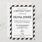 Eat Drink and Let's Party Kaart (Achterkant)