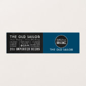 Eat, Drink Bar & grill Logo, Pub/Brewery, gedetail Visitekaartje (Buitenkant ongevouwen)