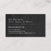 Eat, Drink Bar & grill Logo, Pub/Brewery Visitekaartje (Achterkant)