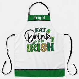 Eat Drink Be Irish Schort - Grappig persoonlijk ca