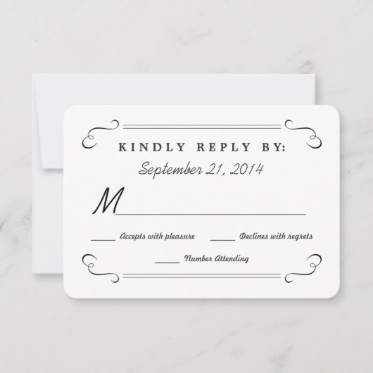 Eat Drink Be Married Rustic Wood Rounded RSVP Kaartje (Voorkant)