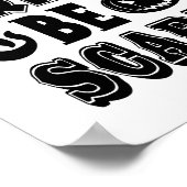 EAT DRINK & BE SCARY Funny Halloween Dinner Poster (Hoek)