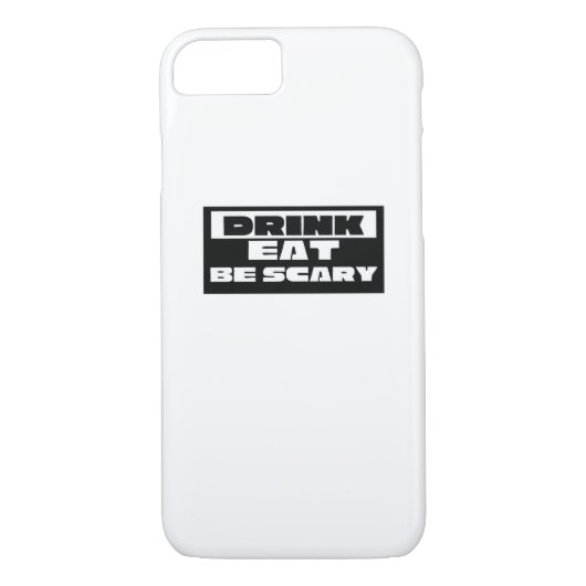 Eat Drink Be Scary Funny Trendy Case-Mate iPhone Case (Achterkant)