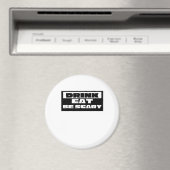 Eat Drink Be Scary Funny Trendy Magneet (Insitu (Vaatwasser))
