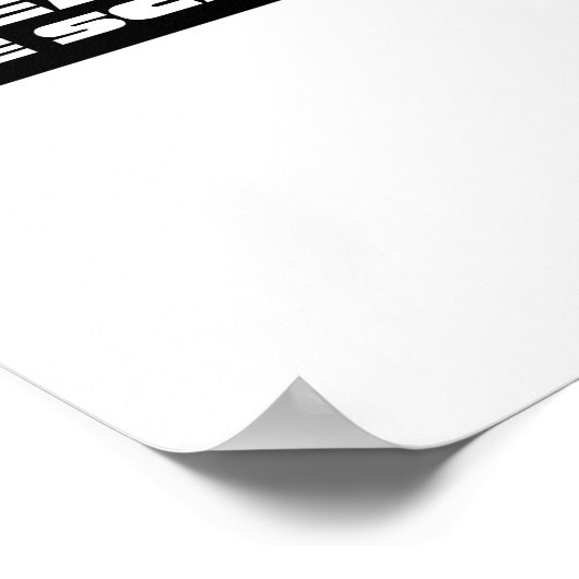 Eat Drink Be Scary Funny Trendy Poster (Hoek)