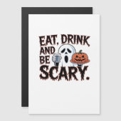Eat Drink Be Scary Halloween Pumpkin Creative Styl (Voorkant / Achterkant)