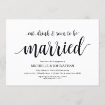 Eat, drink, binnenkort getrouwd, Engagement Party 