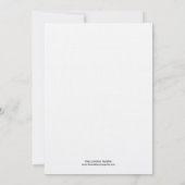 EAT, DRINK COLLECTIE | BRIDAL SHOWER INVITATION KAART (Achterkant)