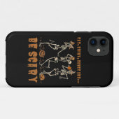 EAT, DRINK, DANCE... EN BEN SCARY grappig hallowee Case-Mate iPhone Case (Achterkant (horizontaal))