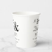 Eat Drink en 60 Throwback 60e verjaardag Papieren Bekers (Rechts)