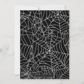 Eat Drink en are Scary Halloween Party Invitation Kaart (Achterkant)