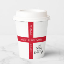 Eat Drink en be English St George's Cross Flag