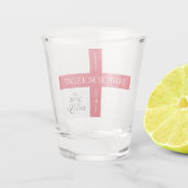 Eat Drink en be English St George's Cross Flag Shot Glas (Achterkant)