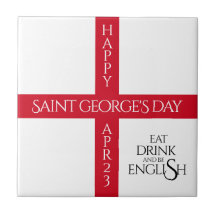 Eat Drink en be English St George's Cross Flag