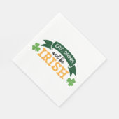 Eat, Drink en BE Irish Funny Quote Irish Pride Servet (Hoek)