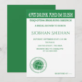 Eat Drink en be Irish Morning Brunch Kaart (Voorkant / Achterkant)