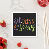 Eat Drink en be Scary Halloween Napkins Servet (Insitu)