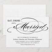 EAT, DRINK EN BEDRIJF KAART (Voorkant / Achterkant)
