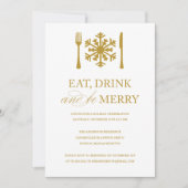 EAT-DRINK EN BEDRIJFSMERRY | VERZOEKEN VAN PARTIJE KAART (Voorkant)