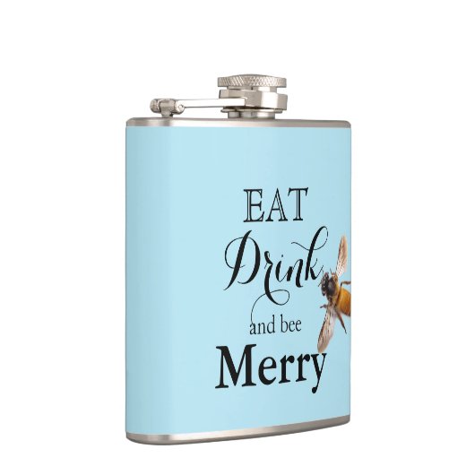 Eat Drink en bee Merry Heupfles (Rechts)