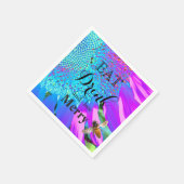 Eat Drink en bee Merry Servetten (Hoek)