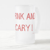 EAT DRINK EN BEN SCHADELIJK! MATGLAS BIERPUL (Voorkant rechts)