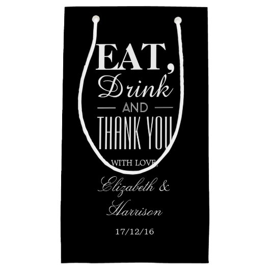 Eat, Drink en dank u Klein Cadeauzakje (Voorkant)