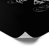 Eat Drink en Fabulous 40 Birthday Party Poster (Hoek)